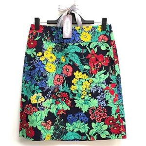 Talbots l Floral Weave A-line Skirt